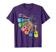 Load image into Gallery viewer, Ukulele Shirt Hawaiian, Colorful Ukulele Tees For Girls
