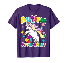 Load image into Gallery viewer, Autism Awareness T-Shirt Unicorn Puzzle Pieces Horse Gift
