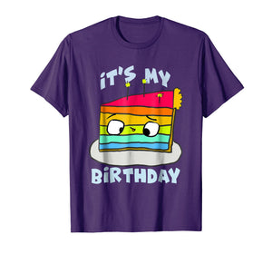 (Hey!) It's My Birthday Rainbow Cake T-Shirt