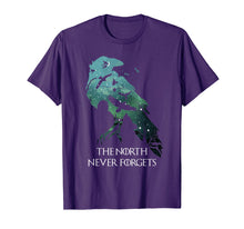Load image into Gallery viewer, Night Crow Raven The North never Forgets T-shirt Gift
