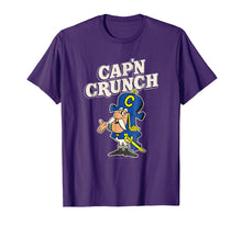 Load image into Gallery viewer, Cap'n Crunch Retro Cap'n with White 2D Logo T-shirt

