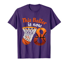 Load image into Gallery viewer, 8th Birthday Basketball T-Shirt Funny 8 Years Old Kids Gift

