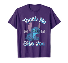 Load image into Gallery viewer, Stitch Touch Me And I Will Bite You Funny shirt for fans
