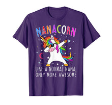 Load image into Gallery viewer, Nanacorn Like A Normal Nana Only More Awesome Unicorn Tee
