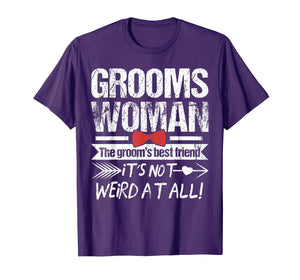 Best Friend of The Groom Funny Groomswoman T-Shirt