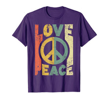 Load image into Gallery viewer, Love Peace Freedom T-shirt 60s 70s Vintage T-shirt
