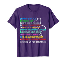 Load image into Gallery viewer, Earth is not flat Vaccines work T-shirt
