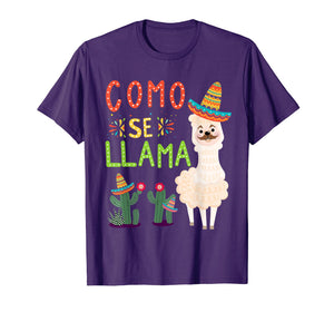Como Se Llama Funny Cinco De Mayo Mexican T Shirt