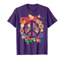 Load image into Gallery viewer, Peace Sign T-Shirt - Colorful Peace Tshirt - 70&#39;s Tee Shirt
