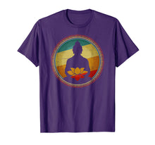 Load image into Gallery viewer, Buddha Lotus Flower Meditation Vintage T-shirt
