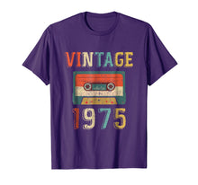 Load image into Gallery viewer, 44th Birthday Gift Vintage 1975 44 Years Old Mixtape T-Shirt
