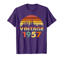 Load image into Gallery viewer, Vintage 1957 Birthday gift shirt
