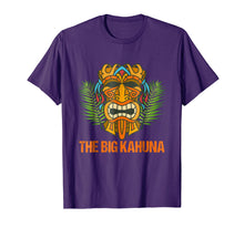 Load image into Gallery viewer, The Big Kahuna Funny Hawaiian Tiki T-Shirt Dad Boss Gift
