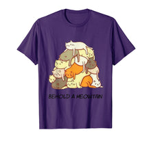 Load image into Gallery viewer, Behold A Meowtain Animal Kitten Kitty Meow Funny Cat Lovers T-Shirt

