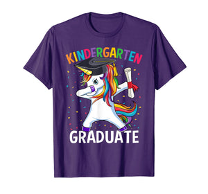 Dabbing Unicorn Kindergarten Graduation 2019 Gift T-Shirt