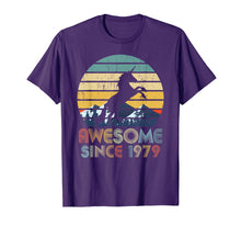 Load image into Gallery viewer, 40th Birthday Unicorn Awesome Since 1979 40 Years Old TShirt
