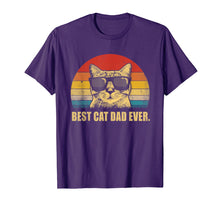 Load image into Gallery viewer, Vintage Best Cat Dad Ever T-Shirt Cat Daddy Father Gift Men
