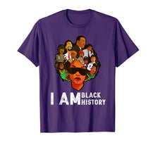 Load image into Gallery viewer, I Am Black History Month I Love My Black Roots T-shirt
