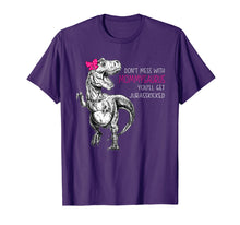 Load image into Gallery viewer, Don't Mess With Mommysaurus You'll Get Jurasskicked Shirt
