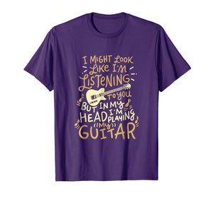 Funny Guitar Player T-Shirt Music Lover Guitarist Shirt Gift