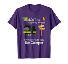 Load image into Gallery viewer, Love Is Not Getting Divorced After Trying To Park Camper Tee
