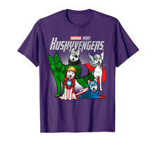 Load image into Gallery viewer, Huskyvengers Shirt - Funny Siberian Husky Dog Lover T Shirt
