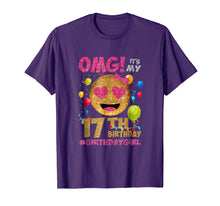 Load image into Gallery viewer, It&#39;s My 17th Birthday Tshirt 17 Years Old Birthday Gift Girl
