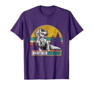 Brothersaurus T Shirt T Rex Brother Saurus Dinosaur Mom Dad