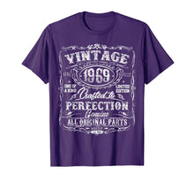 Load image into Gallery viewer, Classic 50th birthday gift Vintage 1969 tshirt for men women
