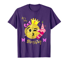 Load image into Gallery viewer, Emoji Shirt For Birthday Girls- OMG It&#39;s My 7th Birthday tee
