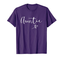 Load image into Gallery viewer, Auntie Christmas Gift For Aunty Aunt Women Birthday T-Shirt-400414
