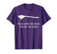 Load image into Gallery viewer, Mess With the Honk You Get the Bonk Goose Meme T-Shirt-987056
