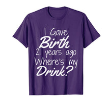 Load image into Gallery viewer, 21st Birthday for Mom 21 year old Child Son Daughter Gift T-Shirt-220389
