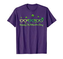 Load image into Gallery viewer, Happy St Patrick's Day Leprechaun Optometrist Funny Glasses T-Shirt-577696
