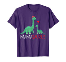 Load image into Gallery viewer, Mamasaurus T shirt T rex Mama Saurus Dinosaur Women Mom Gift-250755
