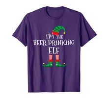 Load image into Gallery viewer, I'm The Beer-Drinking-Elf Matching-Family Christmas T-Shirt
