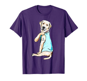 I Love Mom Funny Labrador Tattooed T-Shirt-503739
