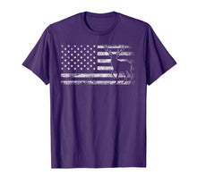 Load image into Gallery viewer, Deer Hunting And America Flag Funny Hunting Lover Gift T-Shirt
