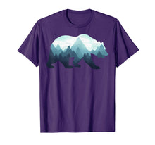 Load image into Gallery viewer, Bear Double Exposure Surreal Wildlife Animal T-Shirt
