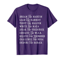 Load image into Gallery viewer, Black History Month Shirt Black Pride Leaders Black Power T-Shirt-1828777
