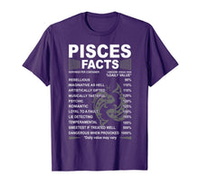 Load image into Gallery viewer, Funny Pisces Tee - Pisces Facts Awesome Zodiac Sign T-Shirt-490669
