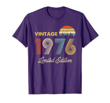 Load image into Gallery viewer, Vintage 1976 Made in 1976 43rd birthday 43 years old Gift T-Shirt
