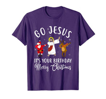 Load image into Gallery viewer, Go Jesus It&#39;s Your Birthday Merry Christmas T-Shirt
