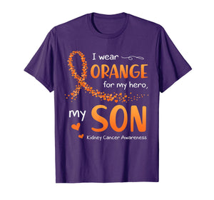 I Wear Orange For Son Kidney Cancer Awareness T-Shirt-3340464