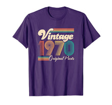 Load image into Gallery viewer, 50th Birthday Gift - Vintage 1970 - Retro Bday 50 Years Old T-Shirt-840780
