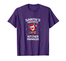 Load image into Gallery viewer, Santa's Favorite kitchen manager Christmas Pajama T-Shirt-2428890
