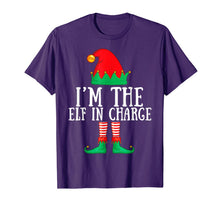 Load image into Gallery viewer, I'm The Elf in Charge Matching Family Group Christmas Gifts T-Shirt-2134025
