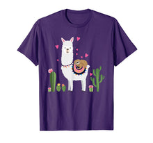 Load image into Gallery viewer, Sloth Riding Llama Heart Tshirt Funny Valentines Day Gift T-Shirt-818410

