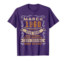 Load image into Gallery viewer, Vintage 60th Birthday March 1960 Shirt 60 Years Old T-Shirt-104250
