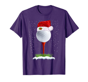 Funny Golfing Christmas Shirt Holiday Golf Ball T-Shirt